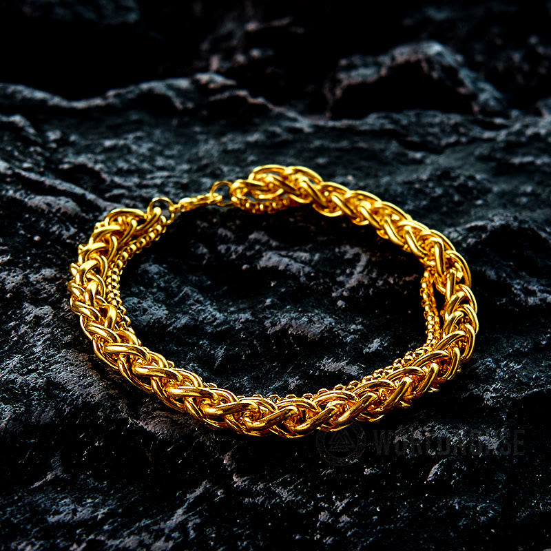 WorldNorse Doppellagiges Kielkettenarmband