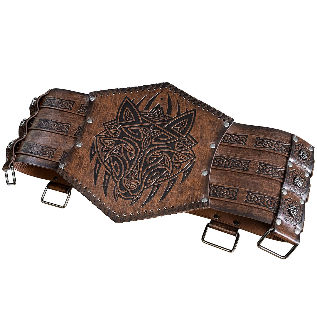 WorldNorse Nordischer Drache Mjölnir Wölfe Keltischer Knoten Gürtel