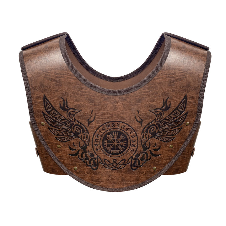 WorldNorse Keltischer Knoten Vegvisir Wolves Brustpanzer