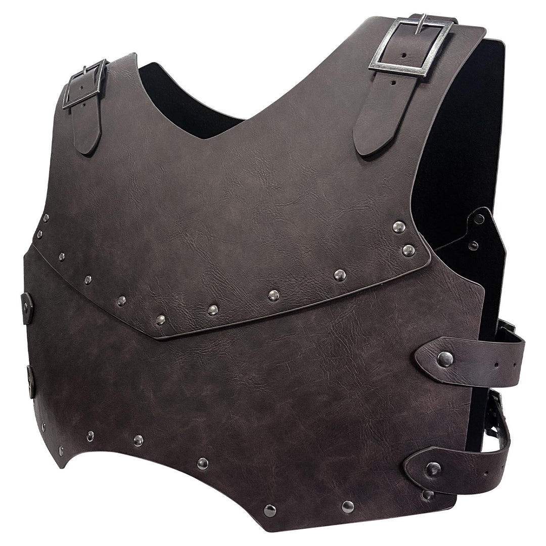 WorldNorse Retro Söldnerritter Brustpanzer aus Leder