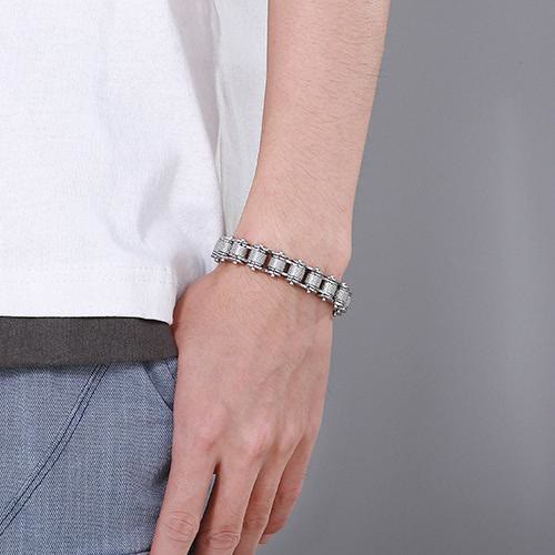 WorldNorse – Massives Armband mit Motorradkette