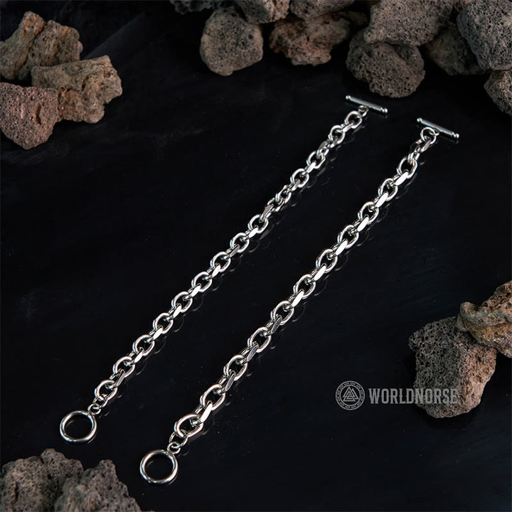 WorldNorse Flachwinkel-Armband mit Ein-Wort-Schnalle