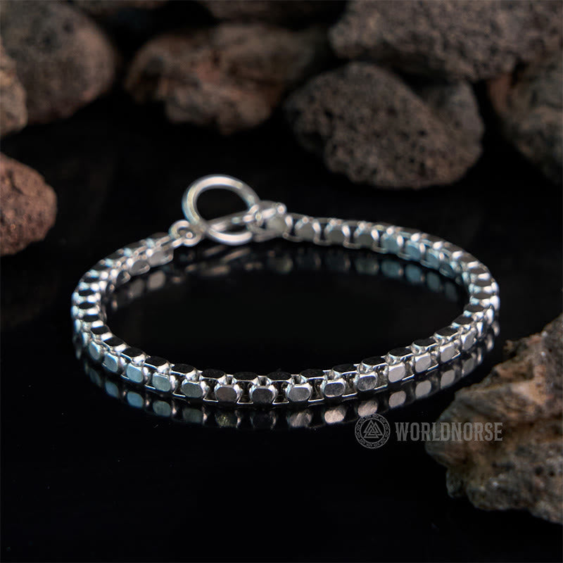 WorldNorse Fang Perlenarmband mit Ein-Wort-Schnalle