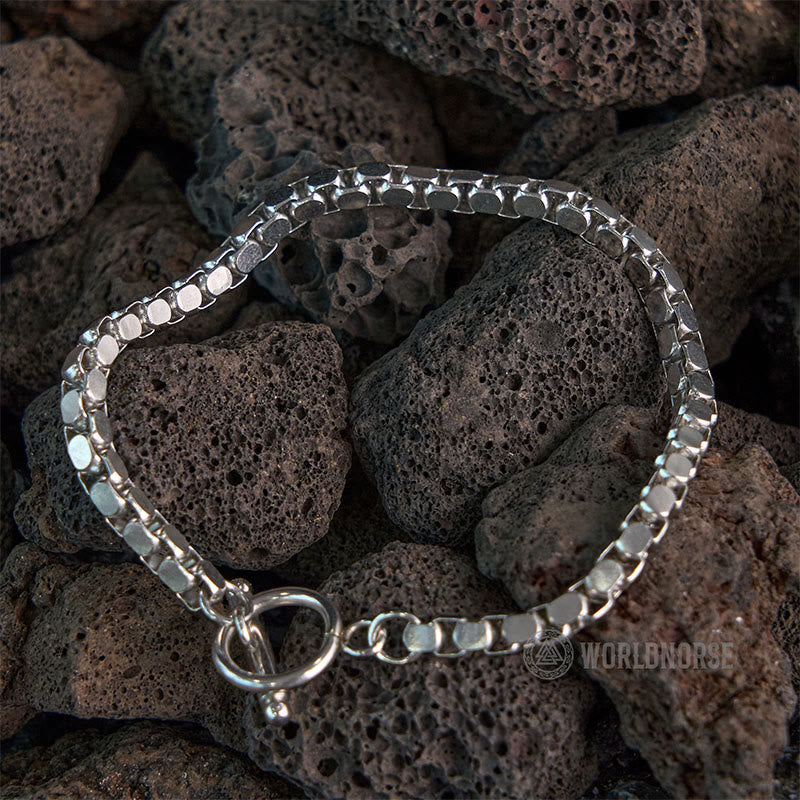 WorldNorse Fang Perlenarmband mit Ein-Wort-Schnalle