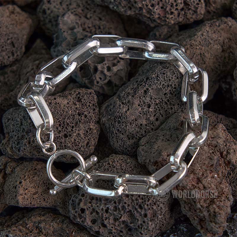 WorldNorse Armband mit flacher, abgerundeter Ecke und Ein-Wort-Schnalle