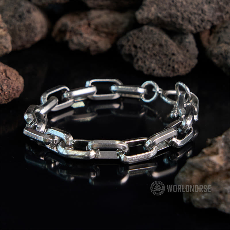 WorldNorse Armband mit flacher, abgerundeter Ecke und Ein-Wort-Schnalle