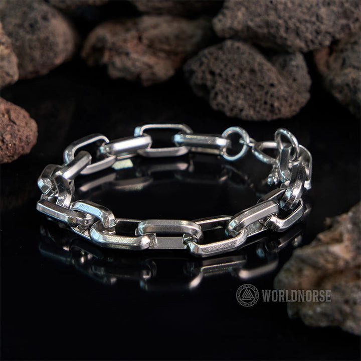 WorldNorse Armband mit flacher, abgerundeter Ecke und Ein-Wort-Schnalle