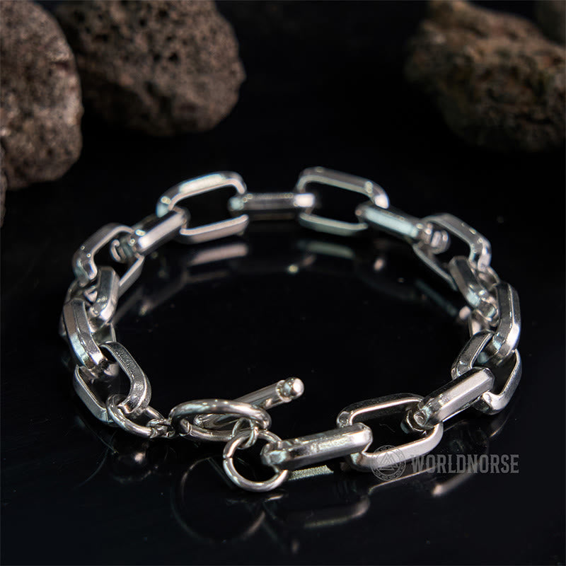 WorldNorse Armband mit flacher, abgerundeter Ecke und Ein-Wort-Schnalle