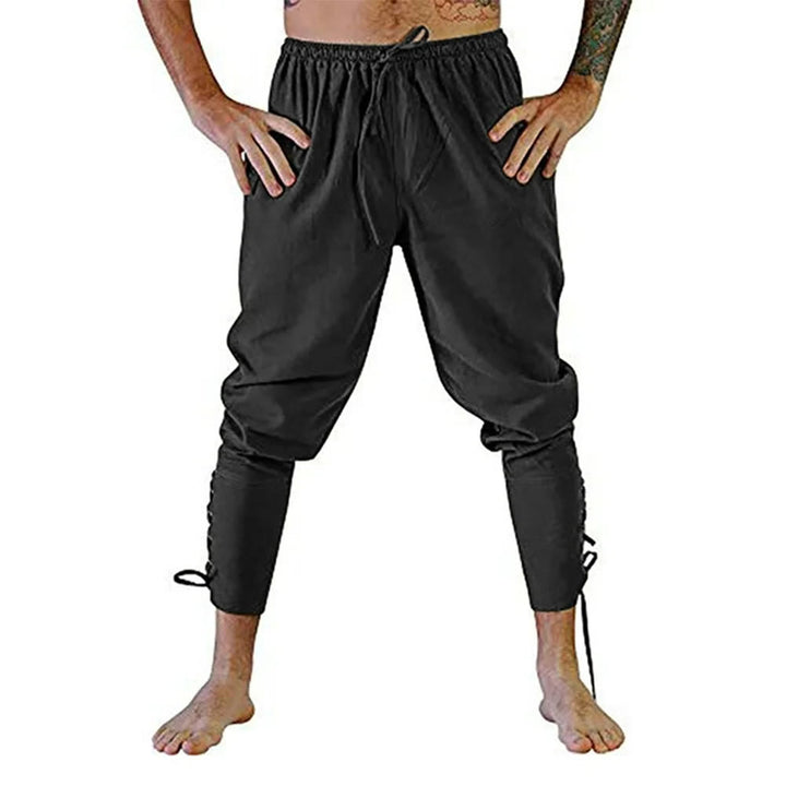 WorldNorse Viking Traditionelle Kostümhose mit Knöchelschnürung