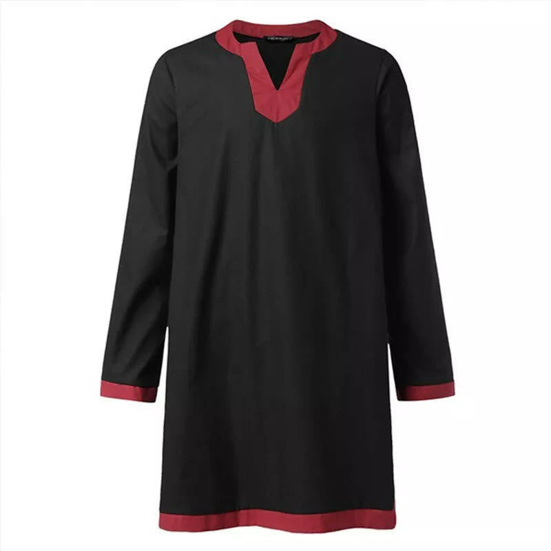 WorldNorse Mittelalterliches Wikinger-Keltiker-Tunika-Kostümhemd