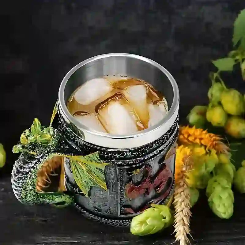 WorldNorse Mythischer Doppeldrache Tasse