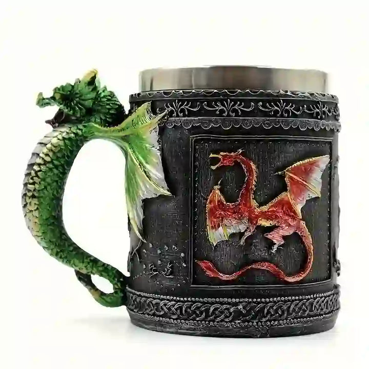 WorldNorse Mythischer Doppeldrache Tasse