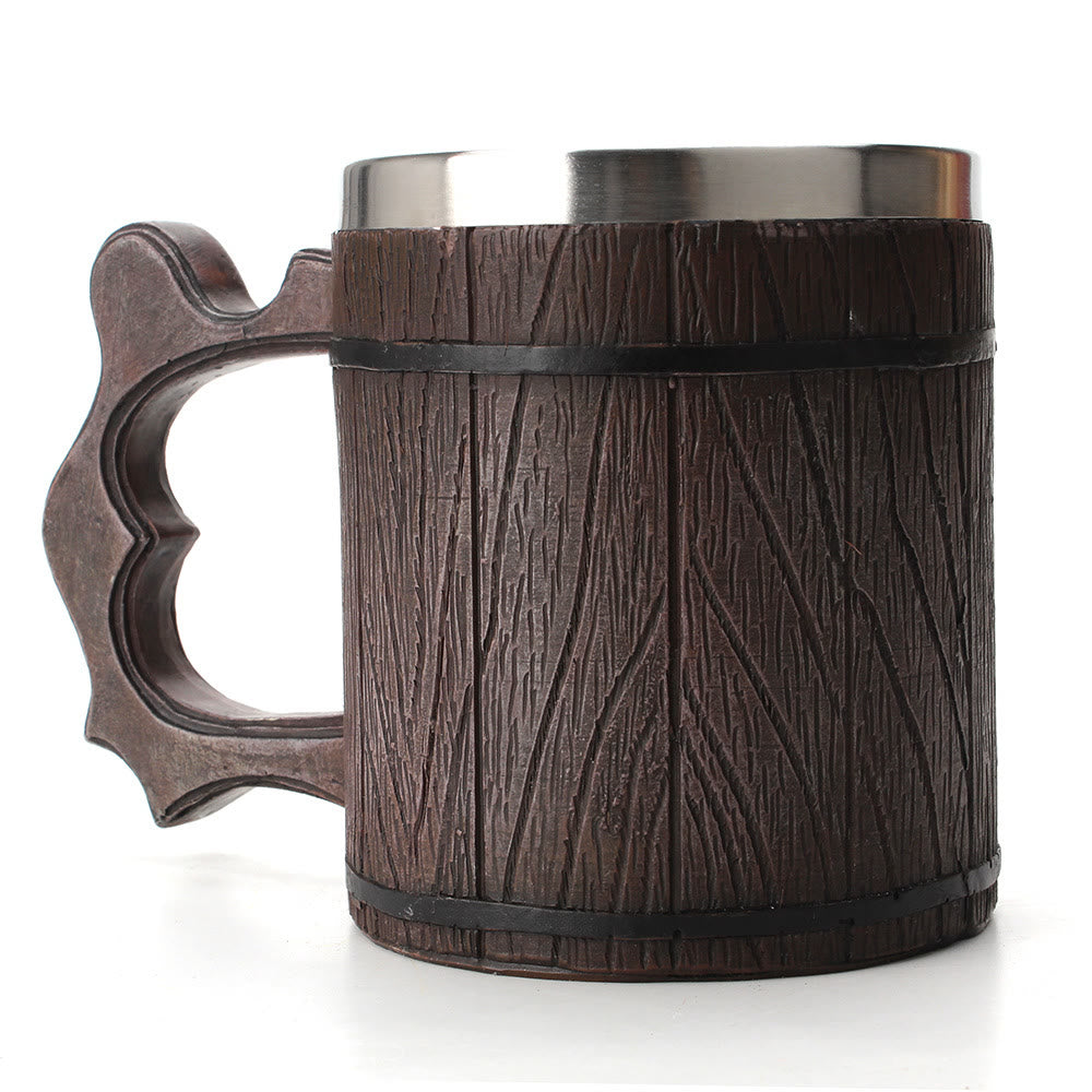 WorldNorse Bierkrug aus Holz und Harz