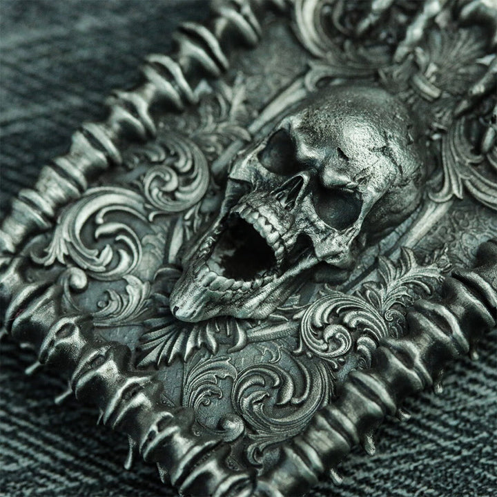 WorldNorse Gothic Totenkopf Hell's Gate Halskette