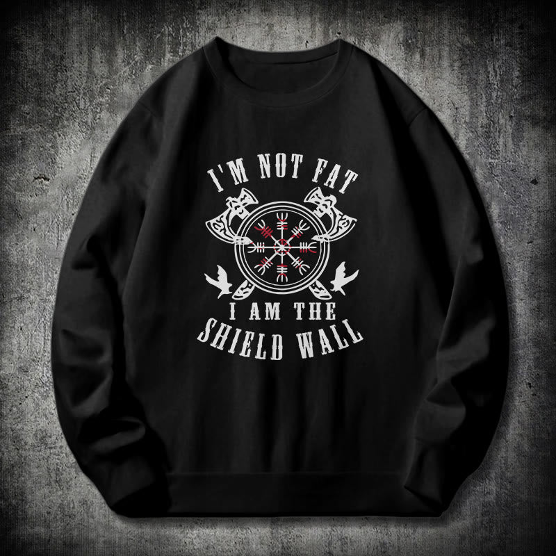 WorldNorse Ich bin der Schildwall Helm der Ehrfurcht Sweatshirt
