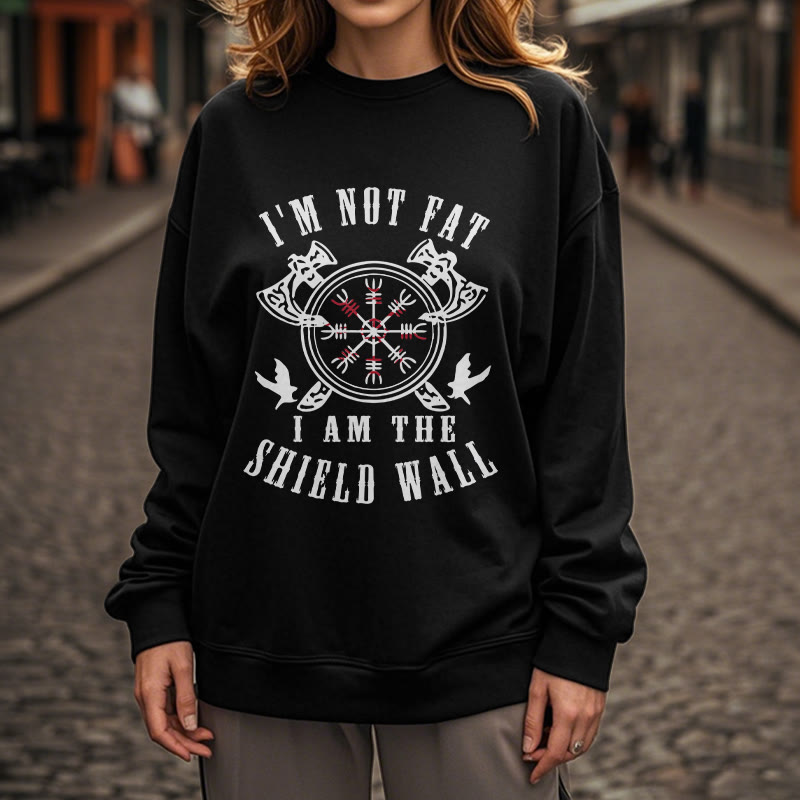 WorldNorse Ich bin der Schildwall Helm der Ehrfurcht Sweatshirt