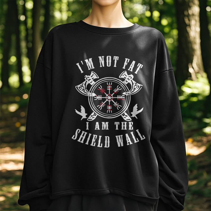 WorldNorse Ich bin der Schildwall Helm der Ehrfurcht Sweatshirt