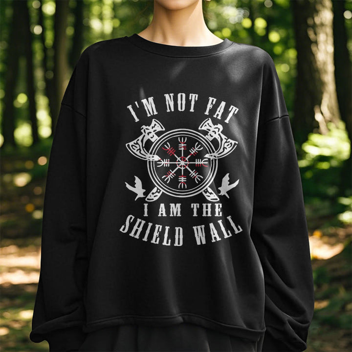 WorldNorse Ich bin der Schildwall Helm der Ehrfurcht Sweatshirt