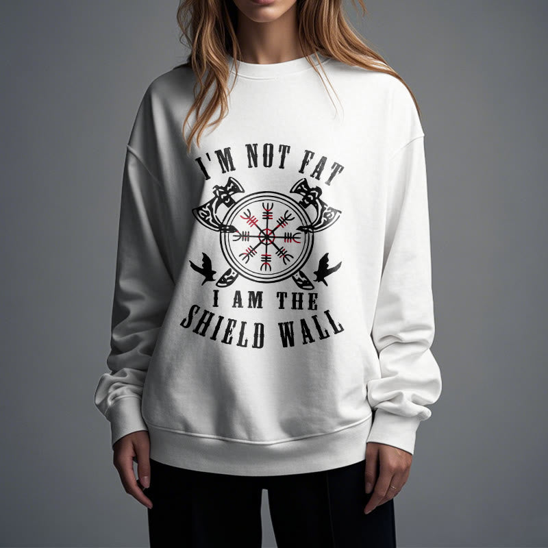 WorldNorse Ich bin der Schildwall Helm der Ehrfurcht Sweatshirt