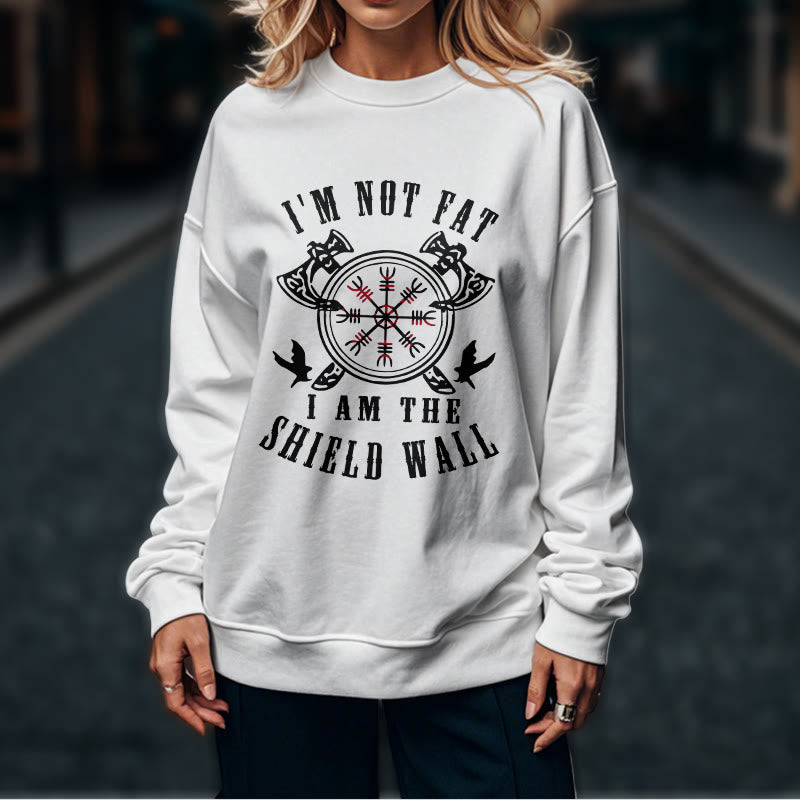 WorldNorse Ich bin der Schildwall Helm der Ehrfurcht Sweatshirt