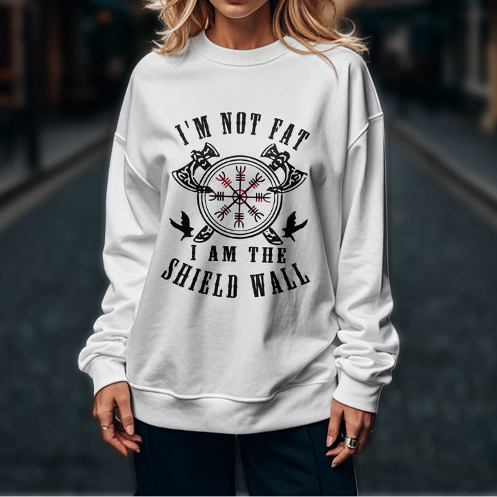 WorldNorse Ich bin der Schildwall Helm der Ehrfurcht Sweatshirt