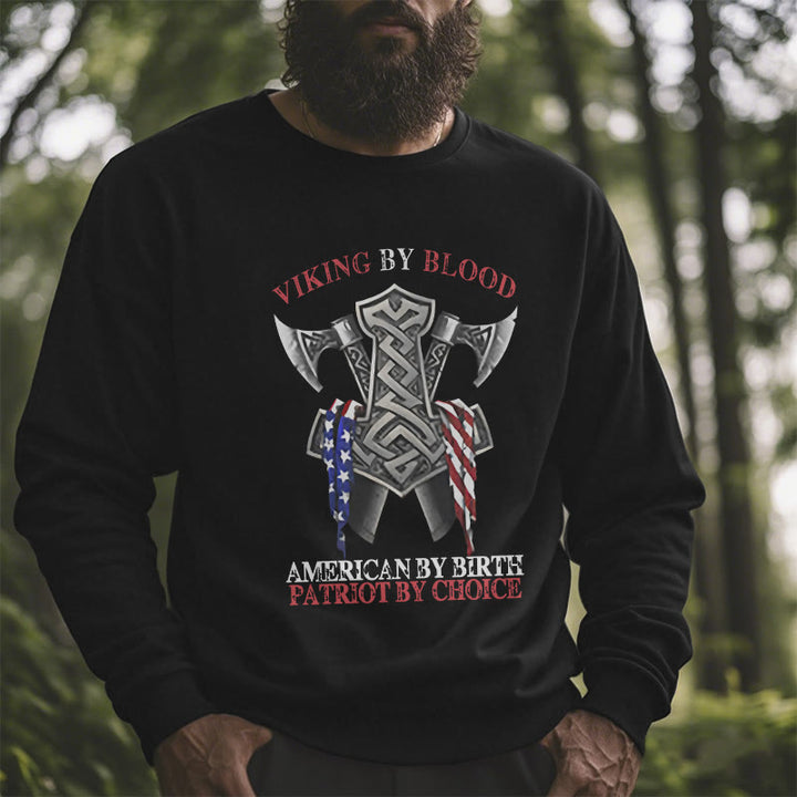 WorldNorse Viking By Blood Mjölnir Axt Keltischer Knoten Sweatshirt