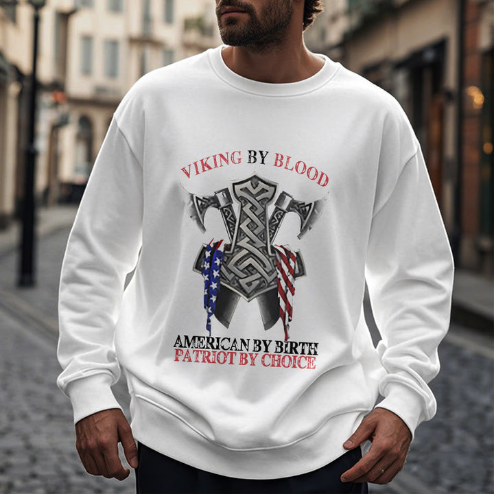 WorldNorse Viking By Blood Mjölnir Axt Keltischer Knoten Sweatshirt