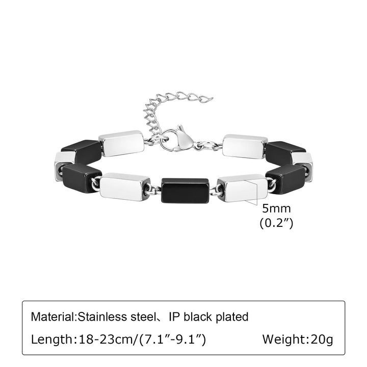 WorldNorse Punk-Armband aus Edelstahl