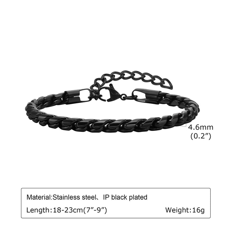 WorldNorse Punk-Armband aus Edelstahl