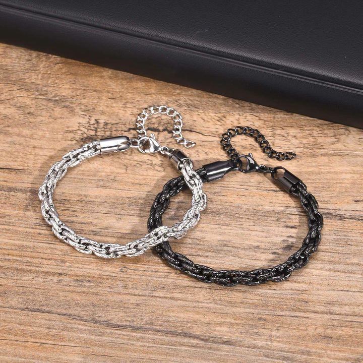 WorldNorse Punk-Armband aus Edelstahl