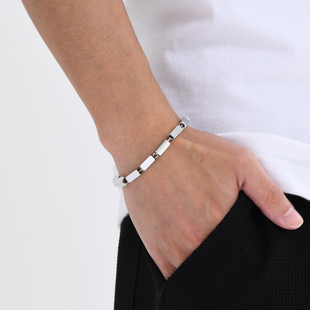 WorldNorse Punk-Armband aus Edelstahl