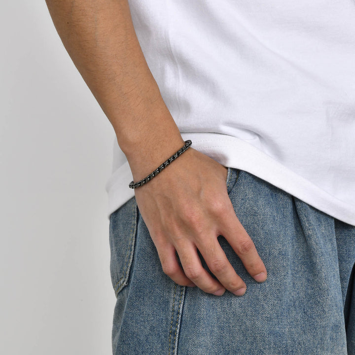 WorldNorse Punk-Armband aus Edelstahl