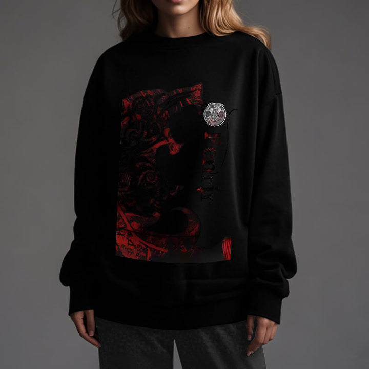 WorldNorse Wikinger Wolf Fenrir Blut Sweatshirt