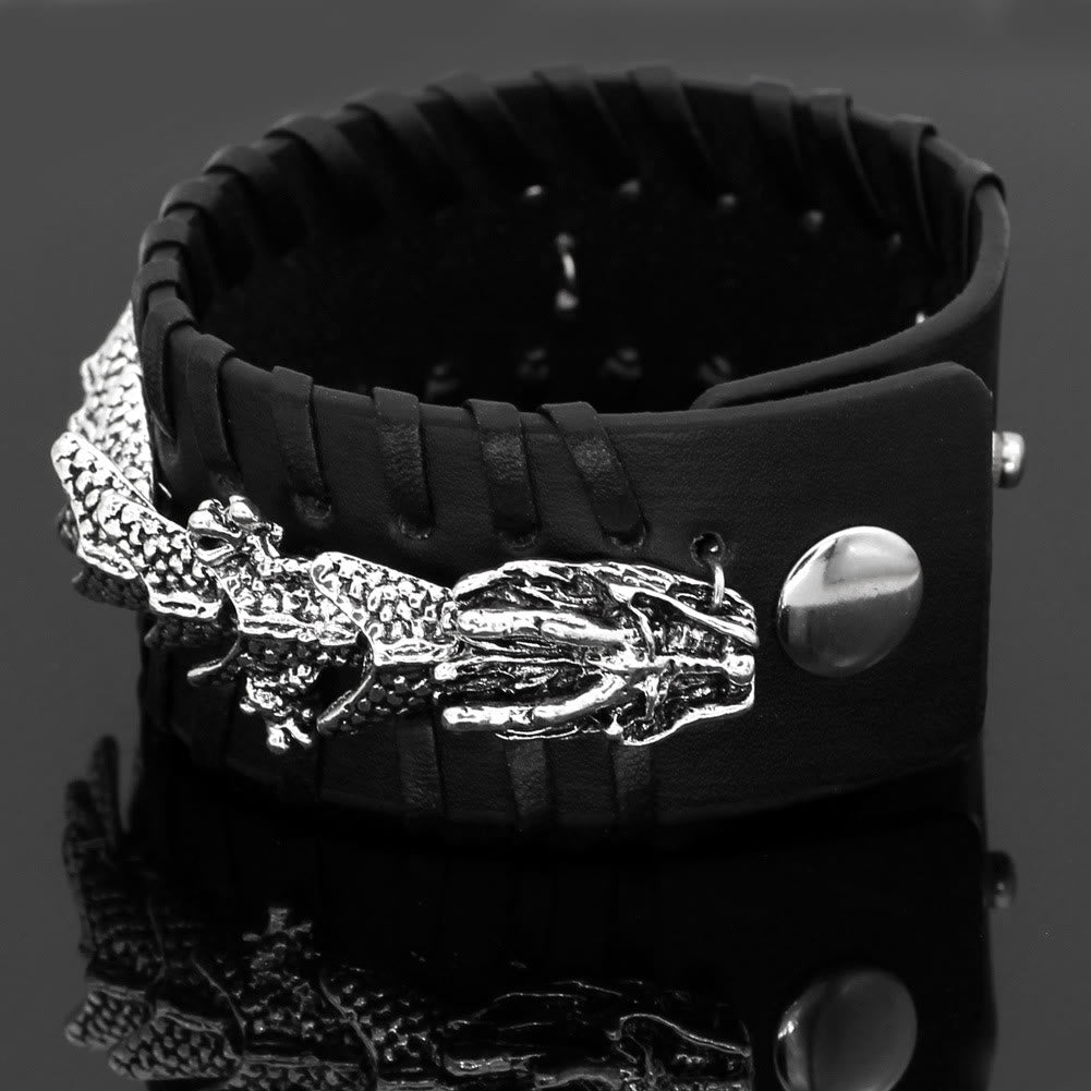 WorldNorse Nordischer Drache Peitschenstich-Armband