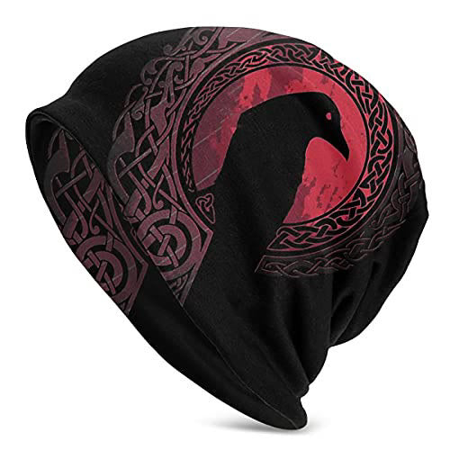 WorldNorse Raven Wikinger Keltischer Knoten Beanie