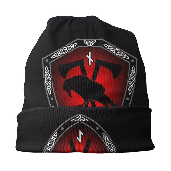 WorldNorse Raven Wikinger Keltischer Knoten Beanie