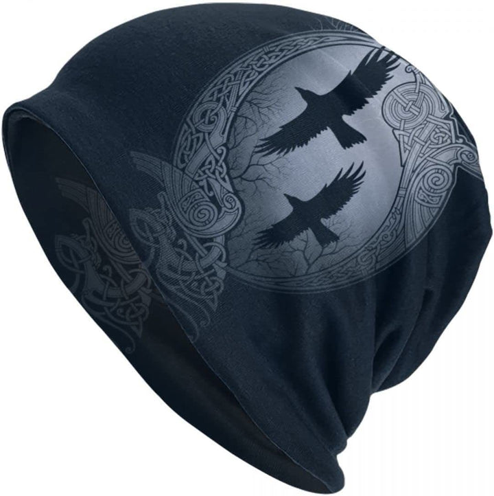 WorldNorse Raven Totem Keltischer Knoten Beanie
