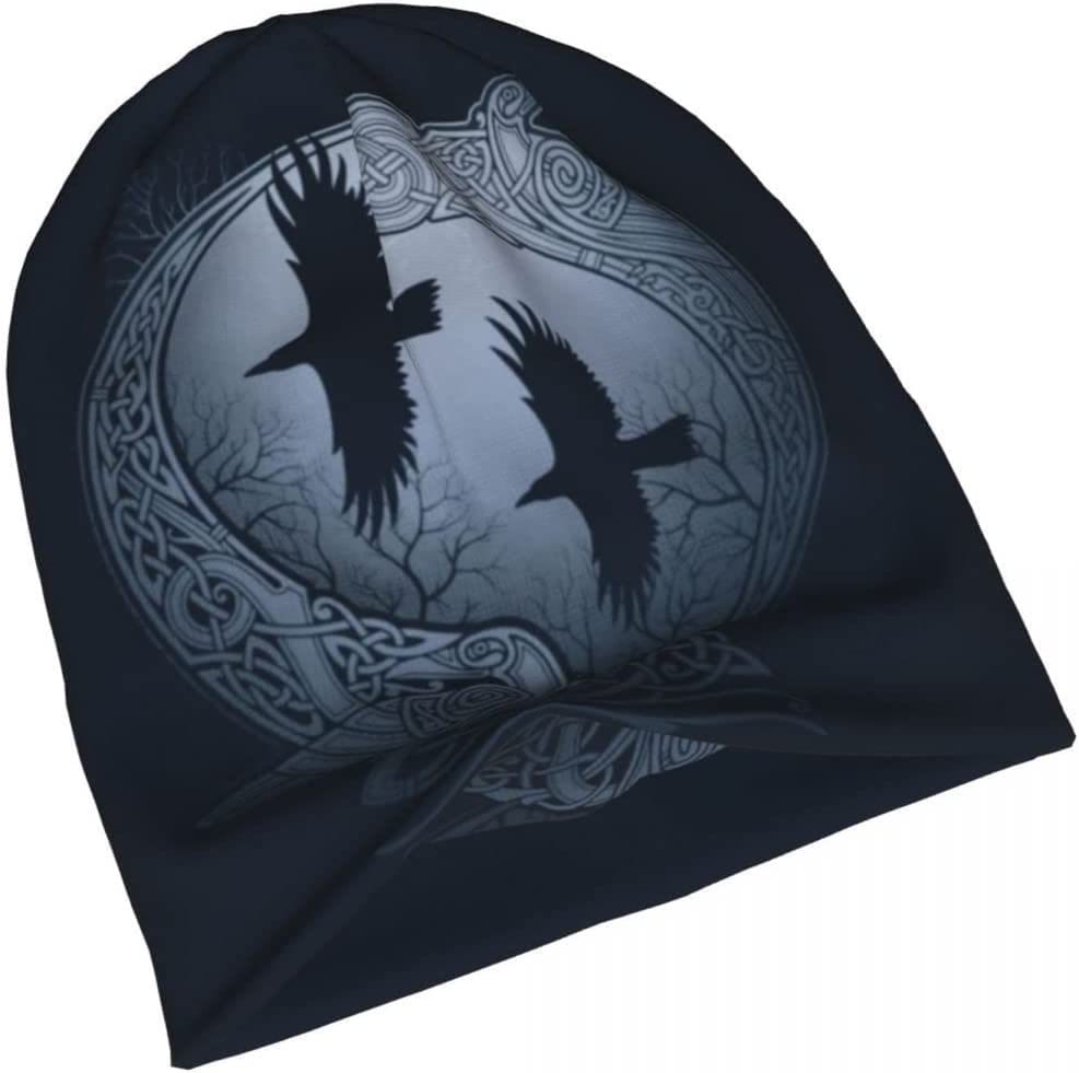 WorldNorse Raven Totem Keltischer Knoten Beanie