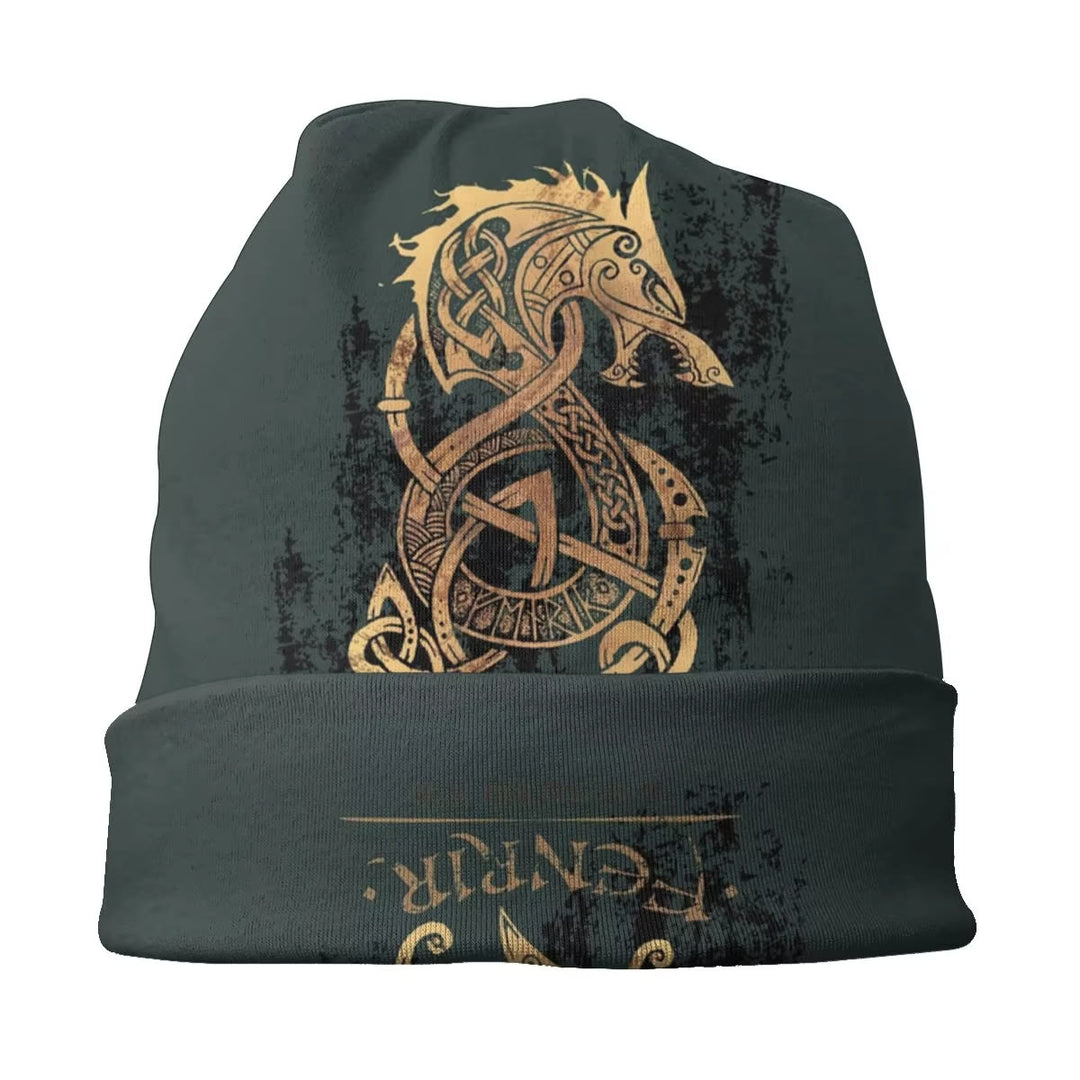 WorldNorse Fenrir Wolf Strickmütze