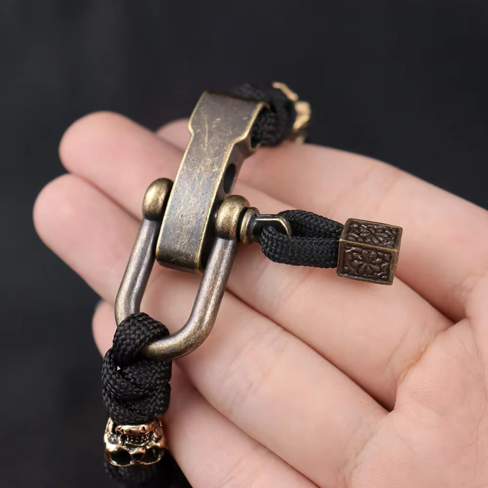 WorldNorse Totenkopf Paracord Armband