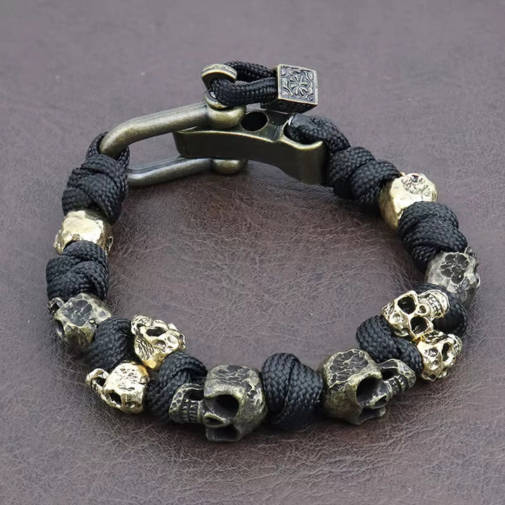 WorldNorse Totenkopf Paracord Armband