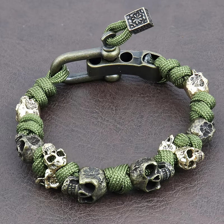 WorldNorse Totenkopf Paracord Armband