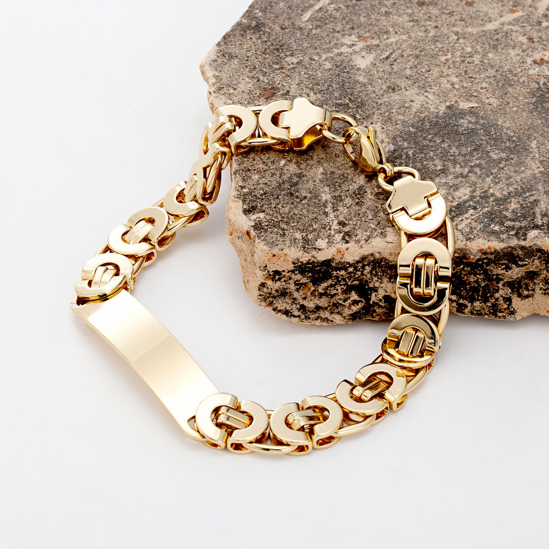 WorldNorse-Kettenarmband aus Edelstahl