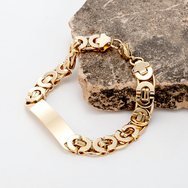 WorldNorse-Kettenarmband aus Edelstahl