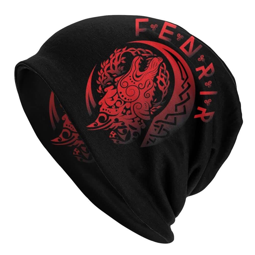 WorldNorse Fenrir Roaring Keltischer Knoten Beanie