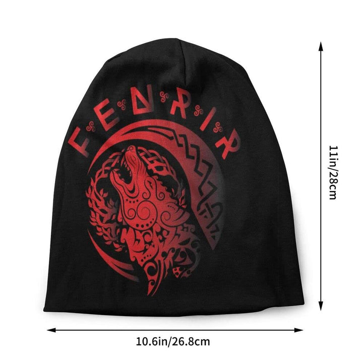 WorldNorse Fenrir Roaring Keltischer Knoten Beanie