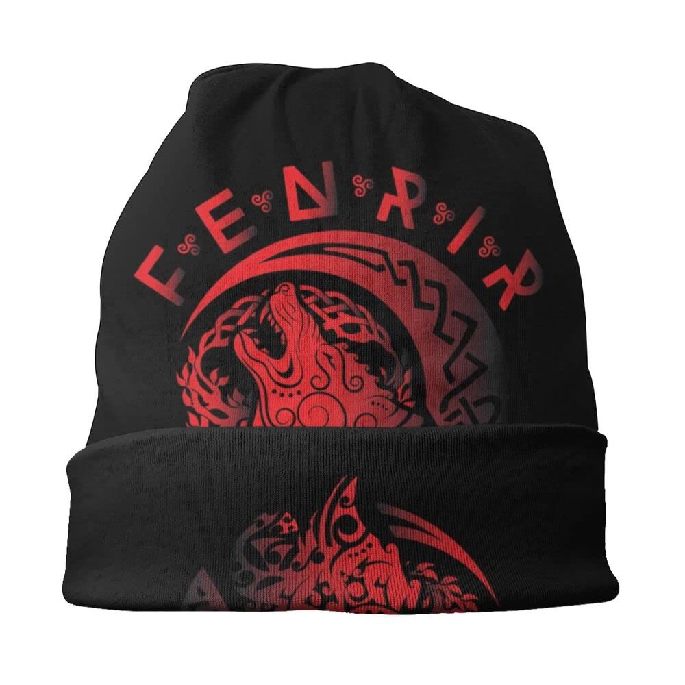 WorldNorse Fenrir Roaring Keltischer Knoten Beanie