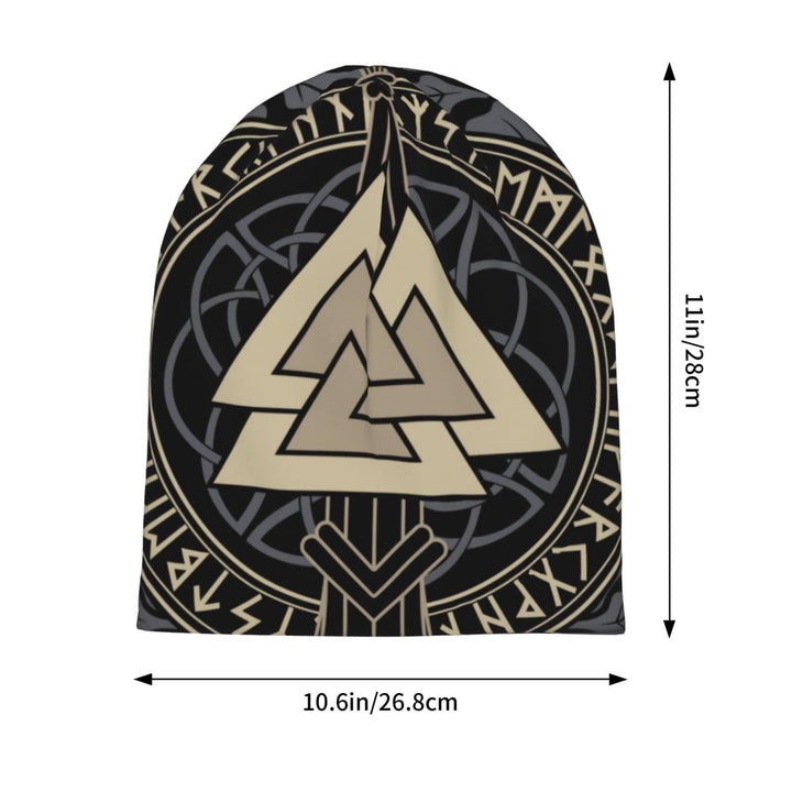WorldNorse Runenkreis Valknut Beanie