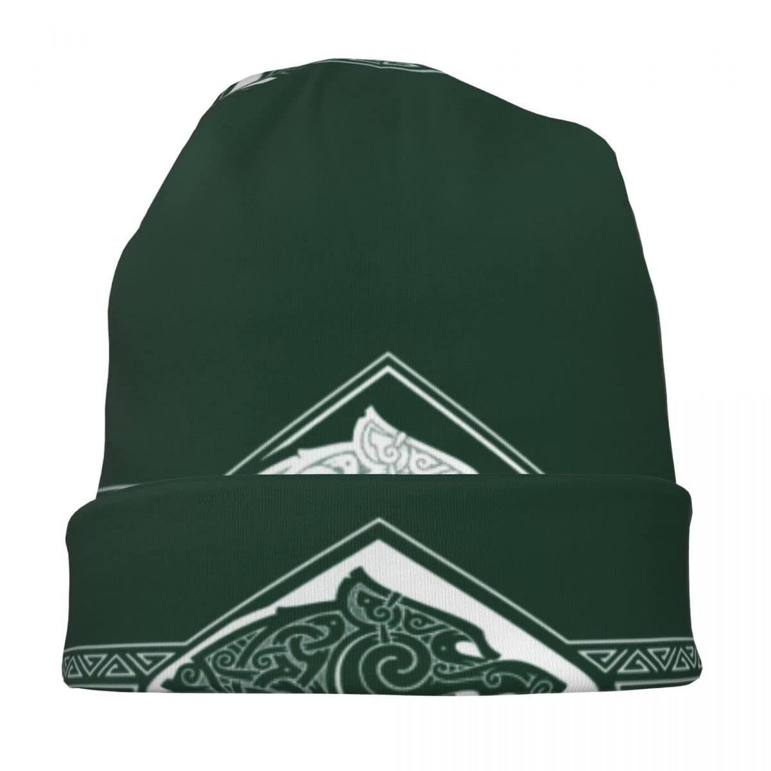 WorldNorse Doppelwölfe Nordische Beanie