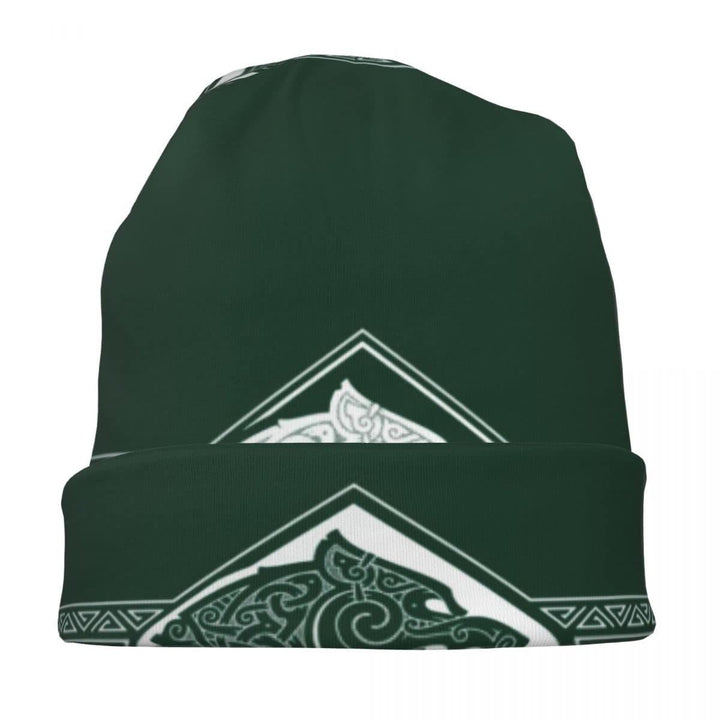 WorldNorse Doppelwölfe Nordische Beanie